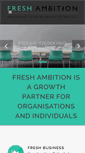 Mobile Screenshot of freshambition.com